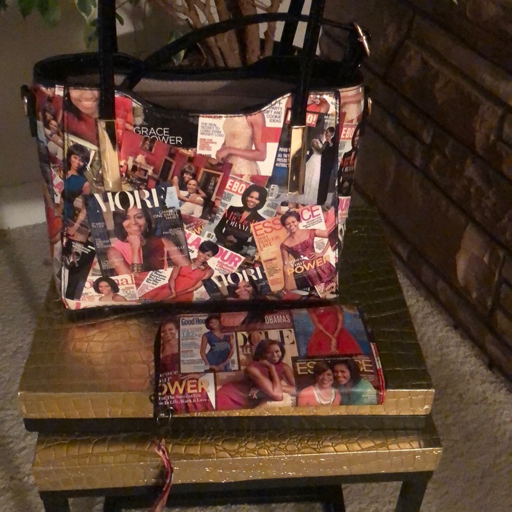 NWOT Michelle Obama Handbag and Wallet